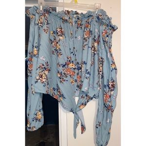 Floral Off shoulder blouse